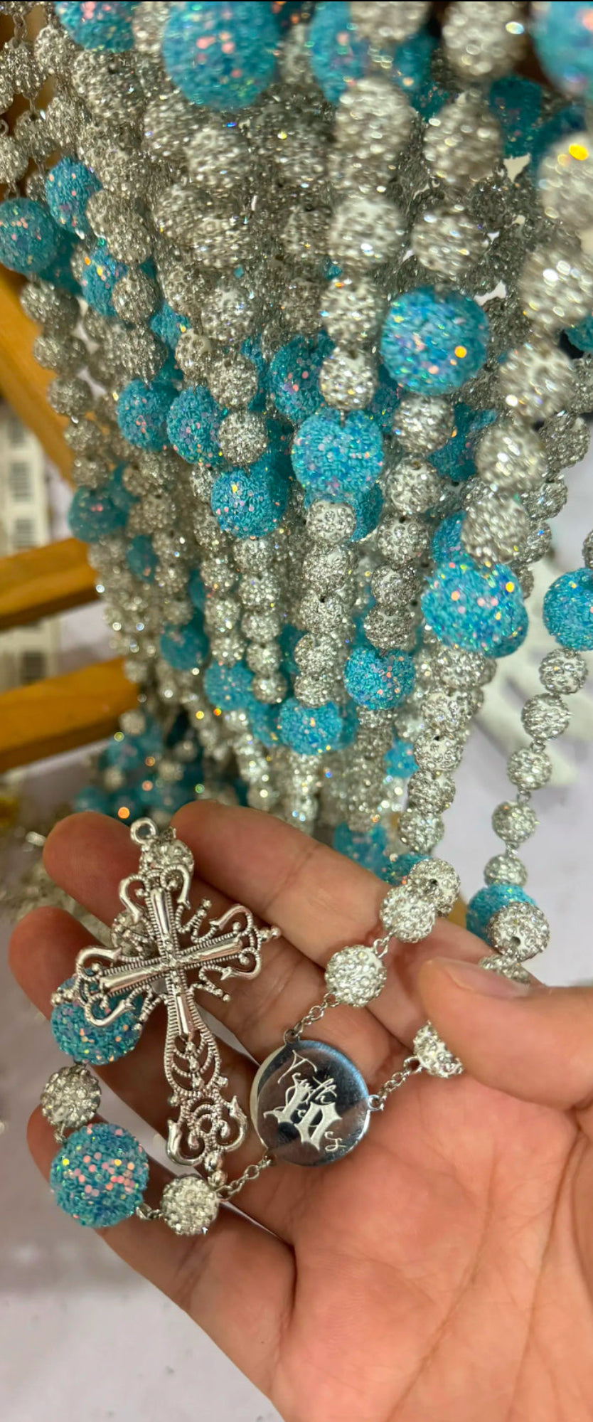 Crystal Blue Necklace