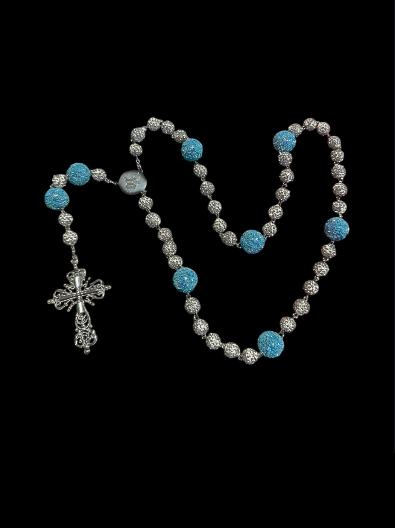 Crystal Blue Necklace