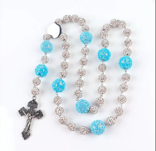Crystal Blue Necklace