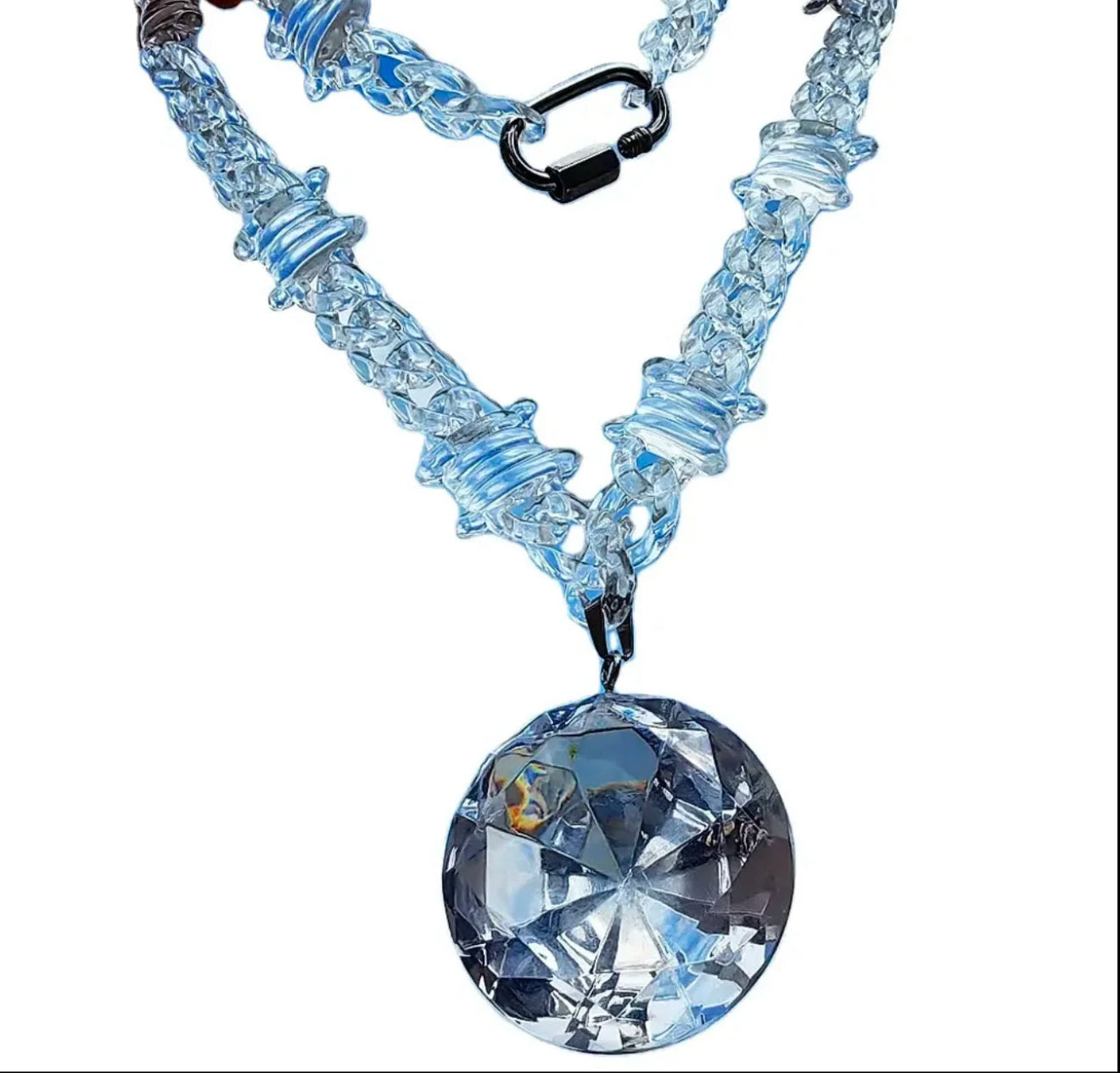 Acrylic Diamond Necklace